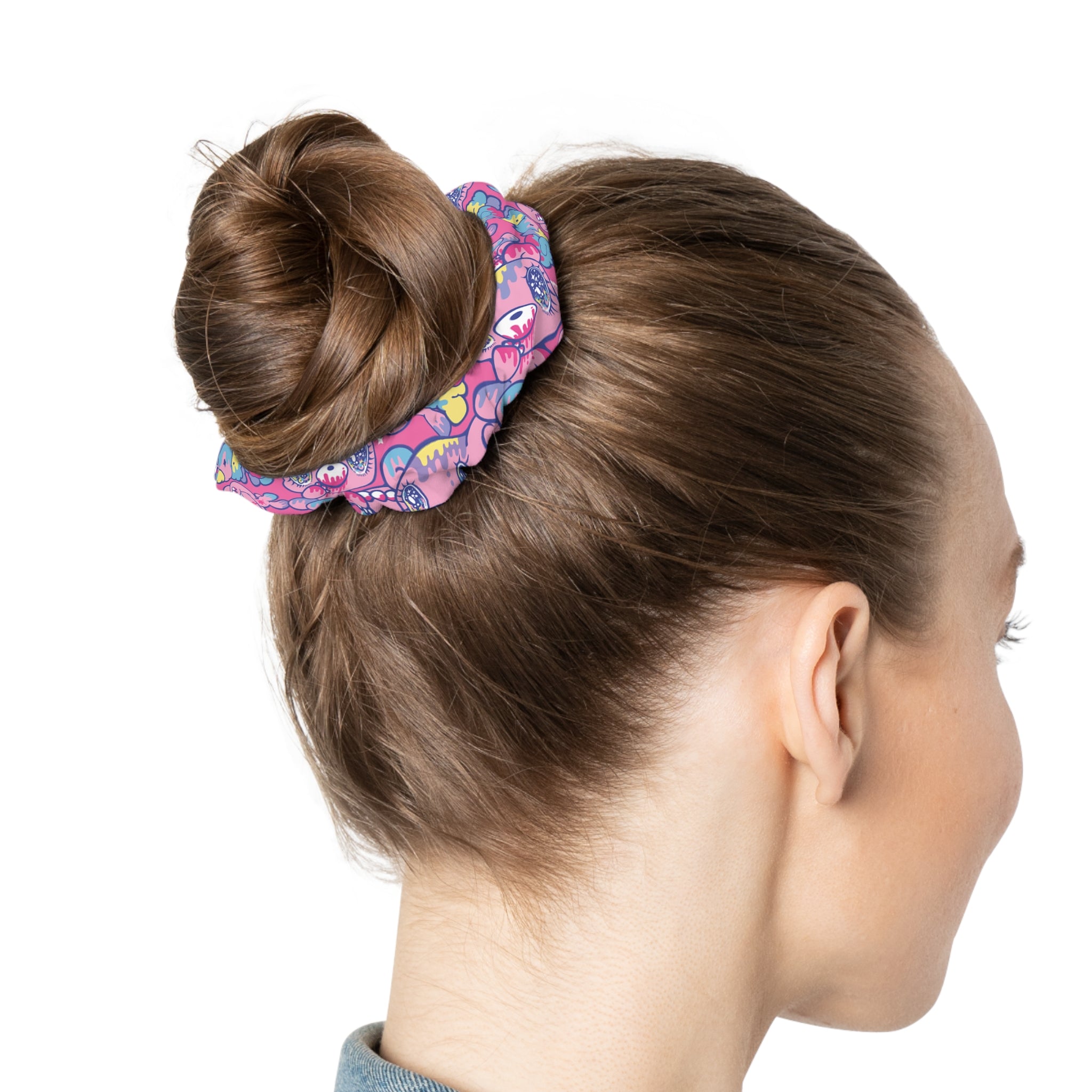 YURIE SEKIYA x GLOOMY BEAR ⭐️ PINK GLOOMY MANIA Scrunchie
